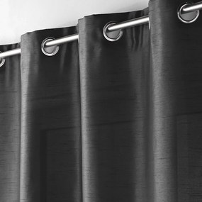 Тъмносиво перде от микросатен 140x240 cm Shana – douceur d'intérieur