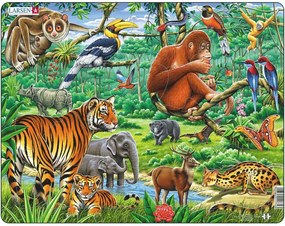 Larsen - Пъзел: Детски – "Джунгла" – 20 части, голям
