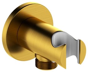 KFA Armatura 845-053-31 - Кръгла стойка за душ с извод за вода MOZA месинг/златист