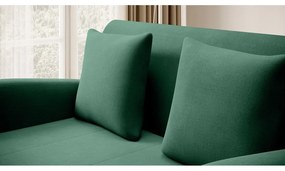 Зелен кадифен сгъваем диван 130 cm Ario – ELTAP