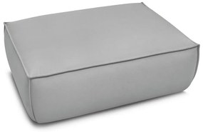 Светлосива табуретка от изкуствена кожа Boheme – Bobochic Paris