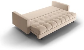 Бежов разтегателен диван с място за съхранение 222 cm Bali – Cosmopolitan Design