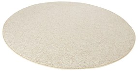 Кремав кръгъл килим ø 200 cm Wolly – BT Carpet