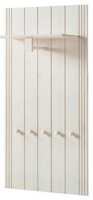 Бял комплект за коридор от масивен бор 60x120x25 cm Anita – Støraa