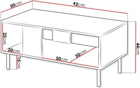 Масичка за кафе Aruba