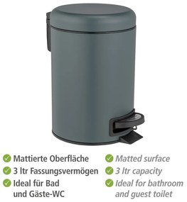 Кошче за отпадъци от педална стомана 3 л Leman - Wenko