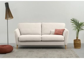 Бял диван от рипсено кадифе 170 cm Paris – Scandic