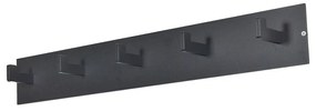 Черна метална стенна закачалка Leatherman - Spinder Design