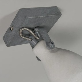 Комплект от 6 индустриални прожектора сив бетон 1-светлина - Creto