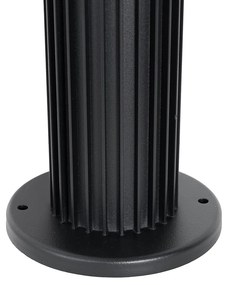 Дизайнерски външен кол забиване черен 80 см IP44 - Boris