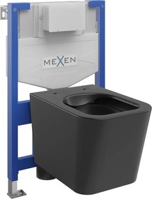 Mexen Teo Вграден комплект за WC с конструкция Fenix XS-F и тоалетна чиния,