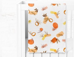 Бяло муселиново бебешко одеяло 75x100 cm Rhapsody – Mijolnir