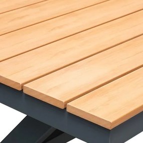 Градинска правоъгълна маса My Garden Polywood, 160 x 90 x 76 см
