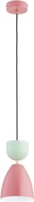 Пендел на шнур ENTORI 1xE27/15W/230V розов/мента