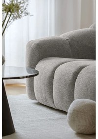 Светлосив ъглов диван (ляв ъгъл/L форма) Shell – Miuform