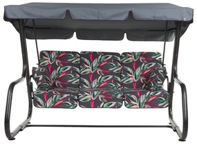 Тъмносива градинска люлка метална Rimini – Dajar