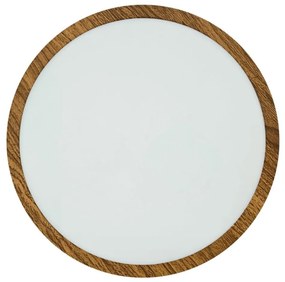 LED Плафониера RING LED/24W/230V 4200K Ø 28,5 см кафяв