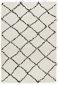 Бежов и черен килим , 200 x 290 cm Hash - Mint Rugs