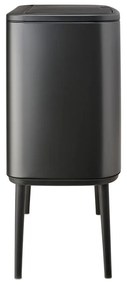 Тъмносиво стоманено кошче за боклук, отваряне с докосване 36 l Bo Touch Bin – Brabantia