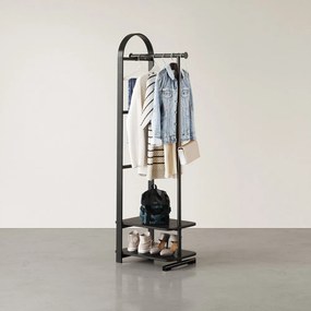 Черен комплект от за коридор от масивен ясен 37x167x54 cm Bellwood – Umbra