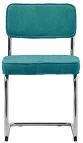 Тюркоаз велурен трапезен стол Rupert – Unique Furniture