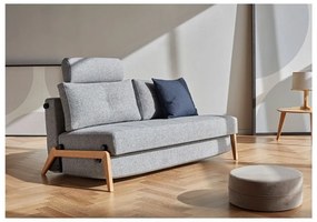 Сив разтегателен диван Wood Twist Granite, 96 x 147 cm Cubed - Innovation