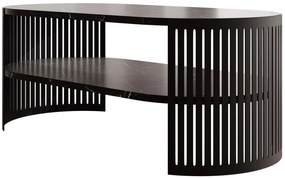 Холна маса Fikoli I-Черен мрамор