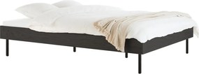 Черно двойно легло 160x200 cm ПДЧ без табла с включена подматрачна рамка Streiko – noo.ma