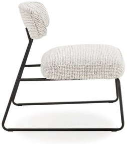 Бяло-бежово кресло Elon – Marckeric