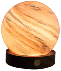 Кафява/в тъмно естествен цвят светлинна декорация с USB ø 8 cm Polar Cloud – Gingko