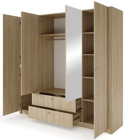 Гардероб Sandra четирикрилен