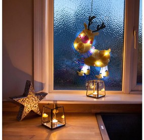 LED коледна декорация 8xLED/3xAAA студено бяло северен елен