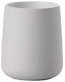 Светлосива порцеланова чаша за четка за зъби Nova - Zone