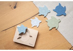 Дървен пъзел Turtle – Kindsgut