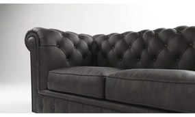 Антрацитен кадифен диван 230 cm Cambridge - Ropez