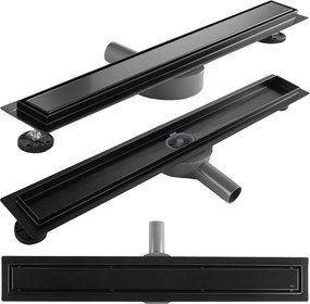 Линеен сифон REA Neox pro Black 80