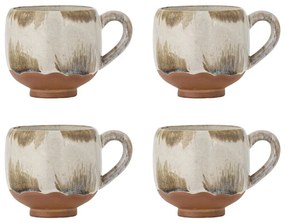 Глинени чаши в комплект от 4 бр. за капучино 200 ml Jade – Bloomingville