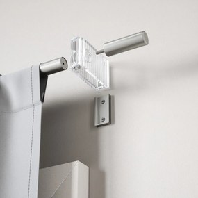 Стоманен разширяем прът за завеси в матово сребрист цвят 107 - 305 cm Flute – Umbra