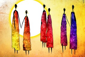 Картина на платно – Африкански жени