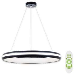 Top Light - LED Димируем пендел FUTURA LED/60W/230V черен + д.у.