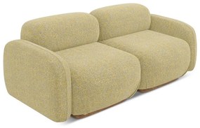 Жълт модулен диван 190 cm Ailani – Makamii