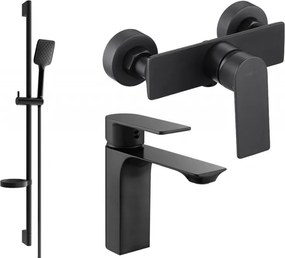 Mexen Alexa DS62 комплект за душ, черен - 71204DS62-70