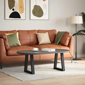 4012540 vidaXL Крака за масичка за кафе, V-образни, 2 бр., черни, 28 x (42-43,3) см, стомана