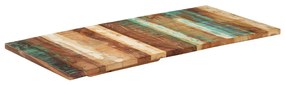 286057 vidaXL Правоъгълен плот за маса 60x120 см 25-27 мм регенериран масив
