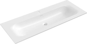 Mexen Vela вградена мивка в плот 121 x 46,5 cm, бял гланц - 25231200