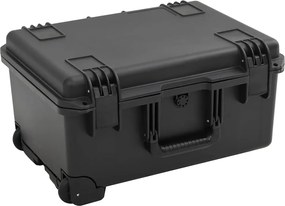 4007251 vidaXL Преносим калъф за полет, черен, 54x41,5x29 см, PP