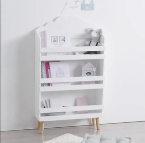 Детска библиотека atmosphera Cloud, MDF - Сив