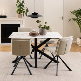 Крем стол за хранене Flynn - Actona