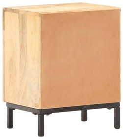 320225 vidaXL Нощно шкафче, 40x30x51 см, мангово дърво масив