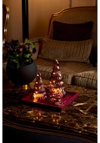 Бордо светлинни декорации в комплект 2 бр. на батерии ø 6,5 cm Lucy – Sirius